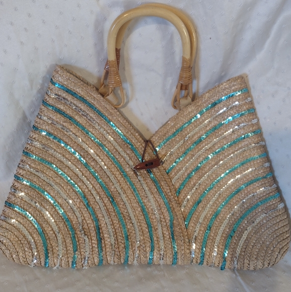 Lane Bryant Wicker Weave Purse - Picture 2 of 4